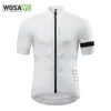 WOSAWE Men Cycling Jersey Short Sleeve Reflective Summer MTB Maillot Shirt Downhill Jersey Pro Team Mountain Bicycle Clothing 1
