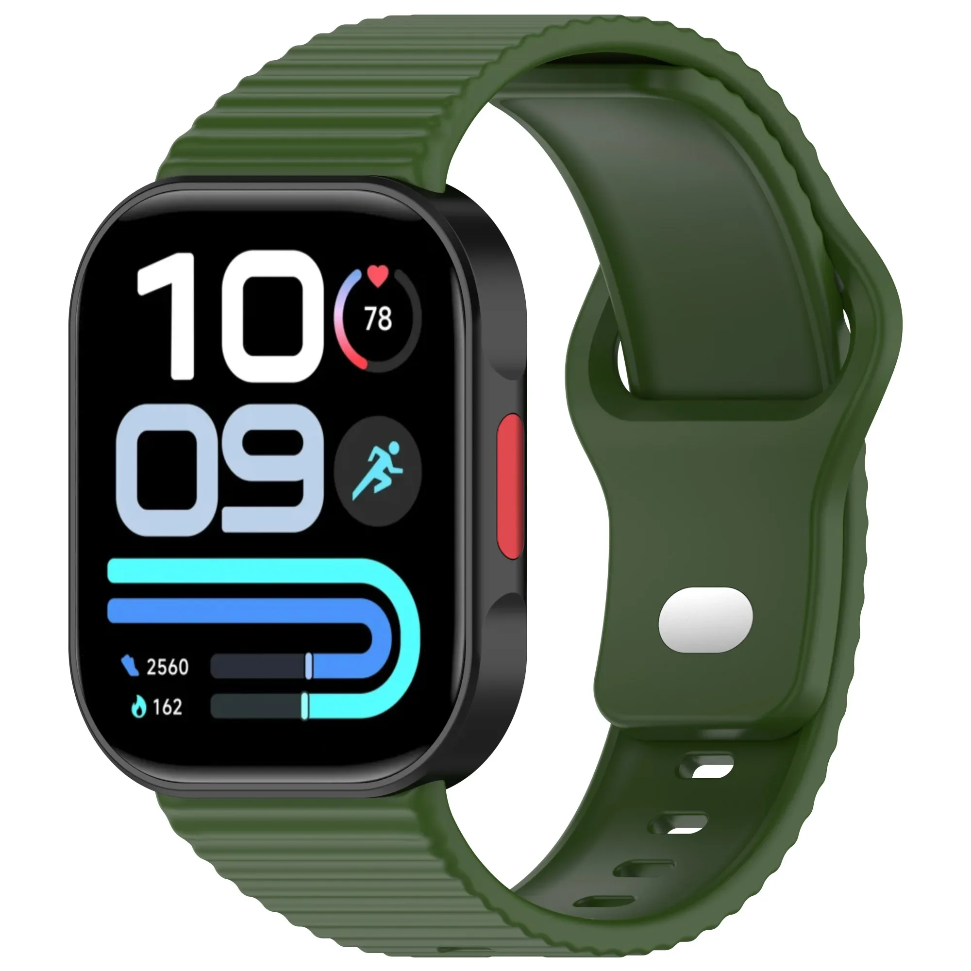 Premium Silicone Sport Strap - Comfortable Bracelet Band for Smartwatches