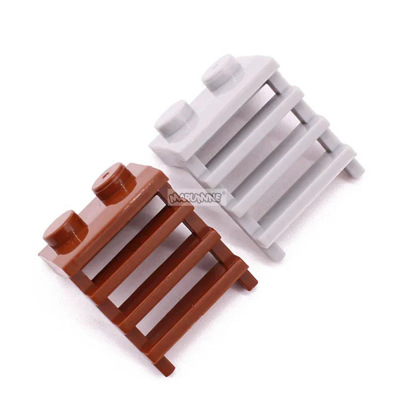 Marumine 30PCS MOC 부품 수정 플레이트 1x2 사다리 4175 빌딩 블록 컬렉션 대량 기술 예비 교체 가능 벽돌