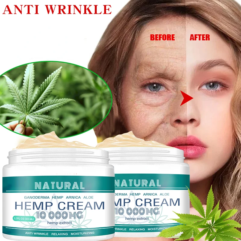Anti Wrinkle Face Cream Collagen Hyaluronic Acid Shrink Pores Firming Improve Puffiness Moisturizing Skin Care