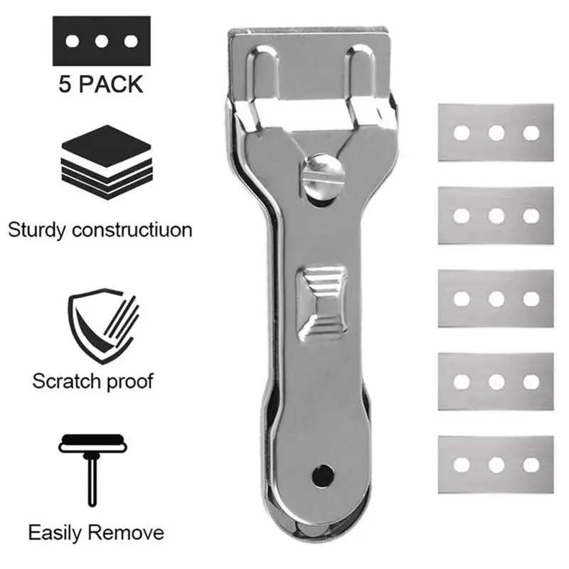 Glass Ceramic Hob Scraper Paint Scraper Tool for Ceramic Induction Cooktops Multifunction