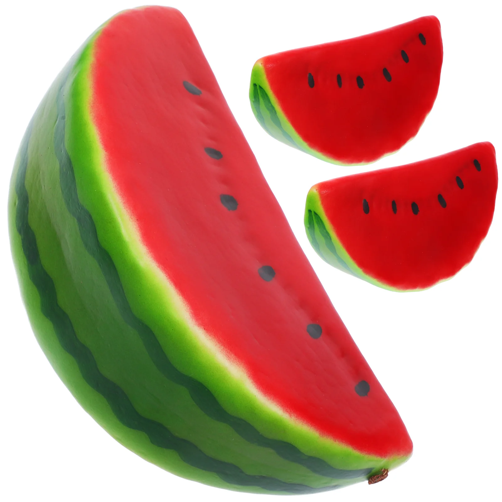 

Decorative Watermelon Slices Models Simulation Fruit Shop Display Lifelike Decorations Fake Prop Desktop Artificial