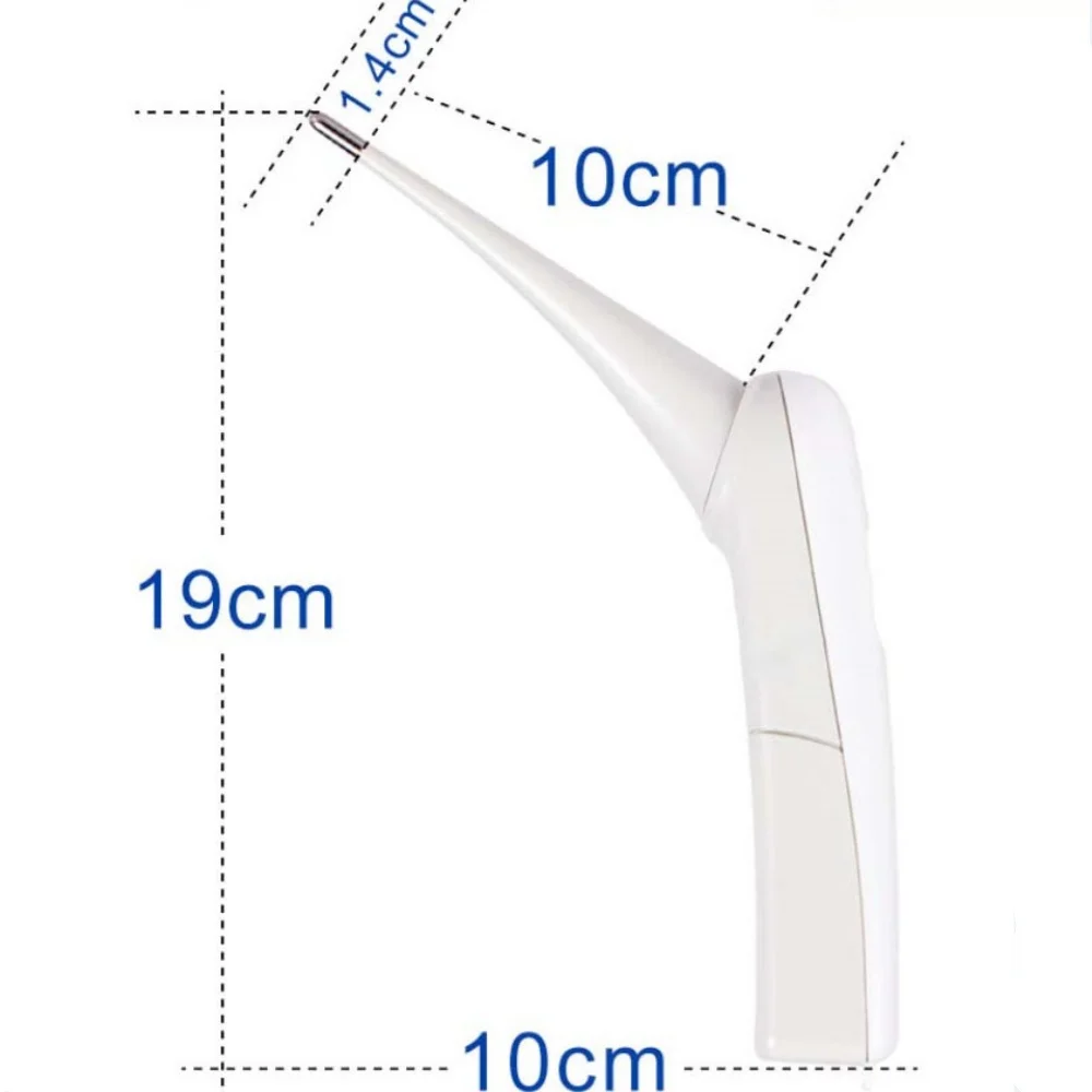 Professional Metal Probe Animal Anal Thermometer Horse Cow Pet Electronic Veterinary Medical Veterinary Equipment Tool Supplies animal thermometer