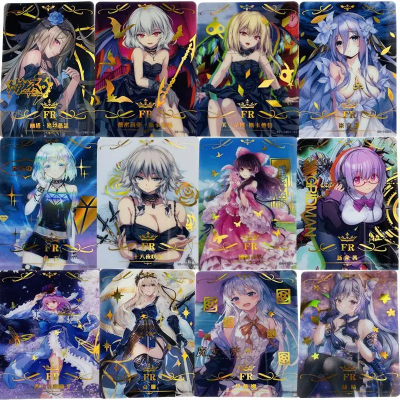 

New Animation Goddess Story Cartoon Gold Flash Game Collection Card Children's Toys Birthday Christmas Gift