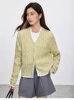 SENTUBILA Double Layered Cardigan for Women 2025 Spring Commute Patchwork Casual Loose Embroidery Fashion Knitwear W51H58878 3
