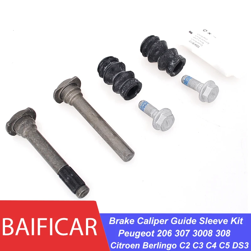Baificar Genuine Brake Caliper Guide Sleeve Kit 443925 For Citroen Berlingo C2 C3 C4 C5 DS3 Peugeot 206 307 3008 308