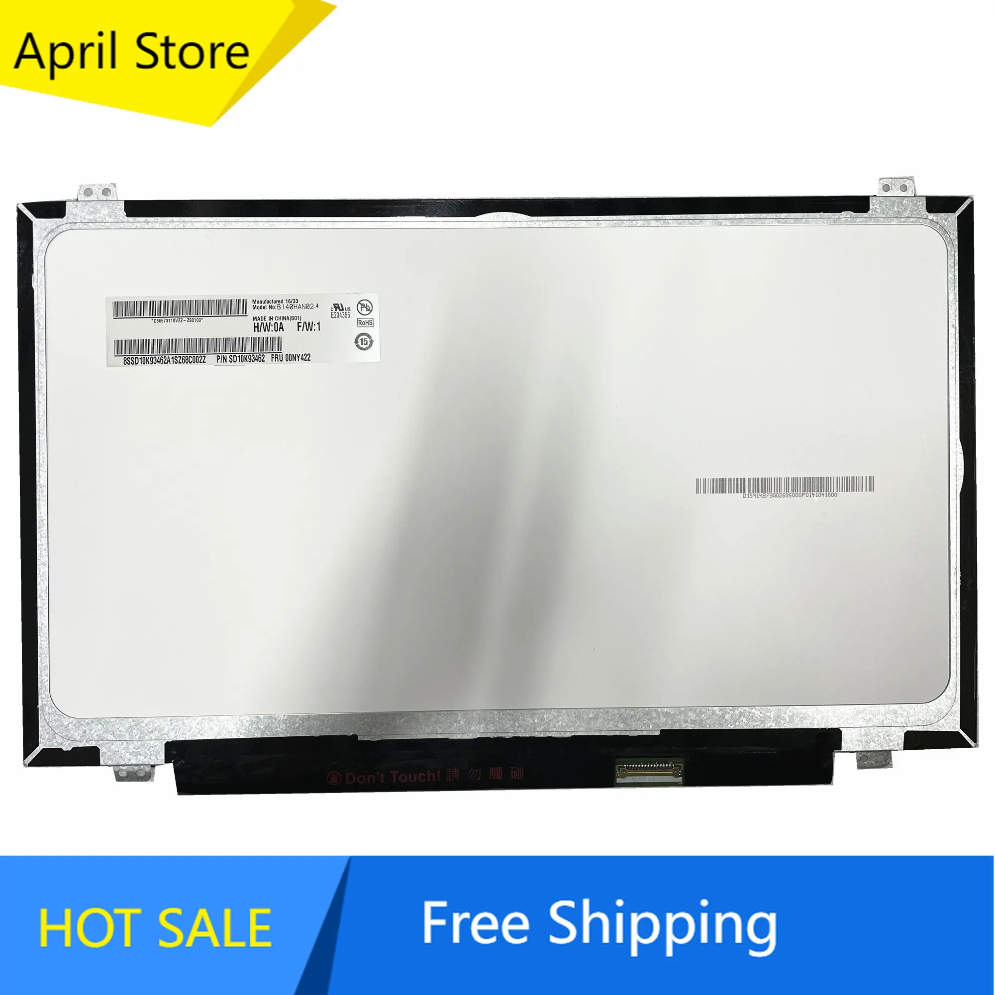 

B140HAN02.4 14,0 ''IPS ЖК-экран для ноутбука 1920*1080 EDP 30-контактный Fru: 00NY422