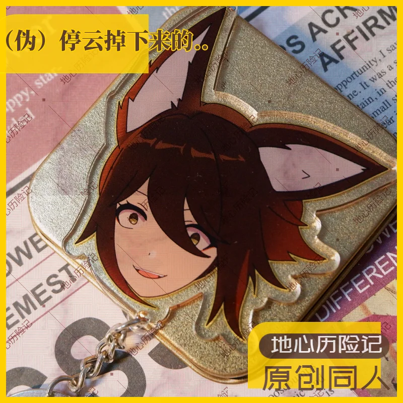 

Game Anime Honkai: Star Rail Tingyun Cosplay Q Version Decor Keychain Bag Pendant Cartoon Rings Gifts Acrylic