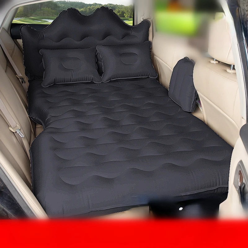 Car Travel Bed Oxford cloth Inflatable Mattress Air Bed Rear Row Off-road SUV Back Seat Sleeping Pad Camping Accessories Couch