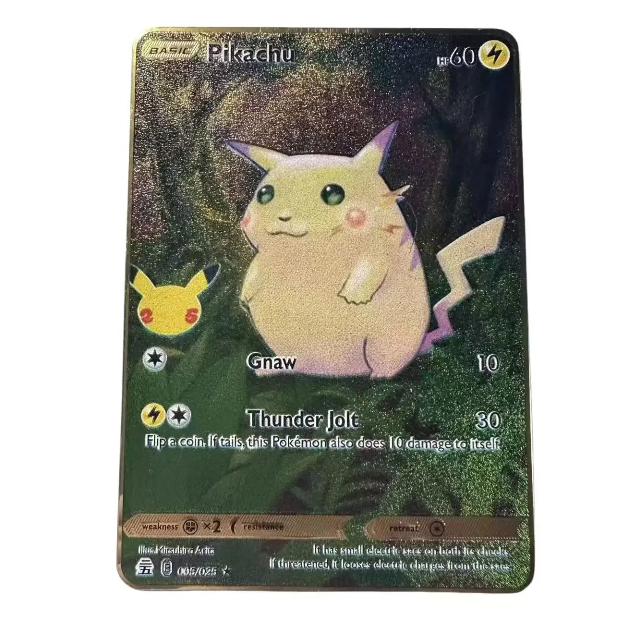 New Pokemon 20Style Cards Gold Metal Pokemon Cards English Hard Iron Cards Mewtwo Pikachu Gx Charizard Vmax Package Game Coll