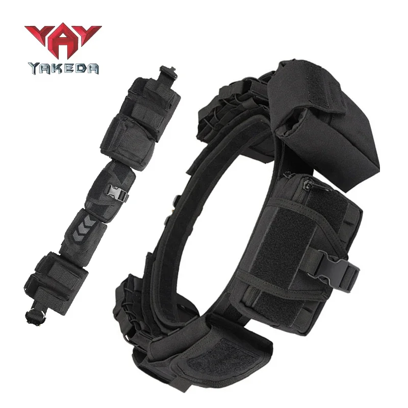 Yakeda Outdoor Black Hunting Tactical Law Enforcement Duty Security Traffic air gun Belt