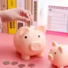 103A for Creative Plastic Cartoon Pig Unbreakable Kids Children Money Coin Saving Jar Storage Box Birthday Gifts To 2