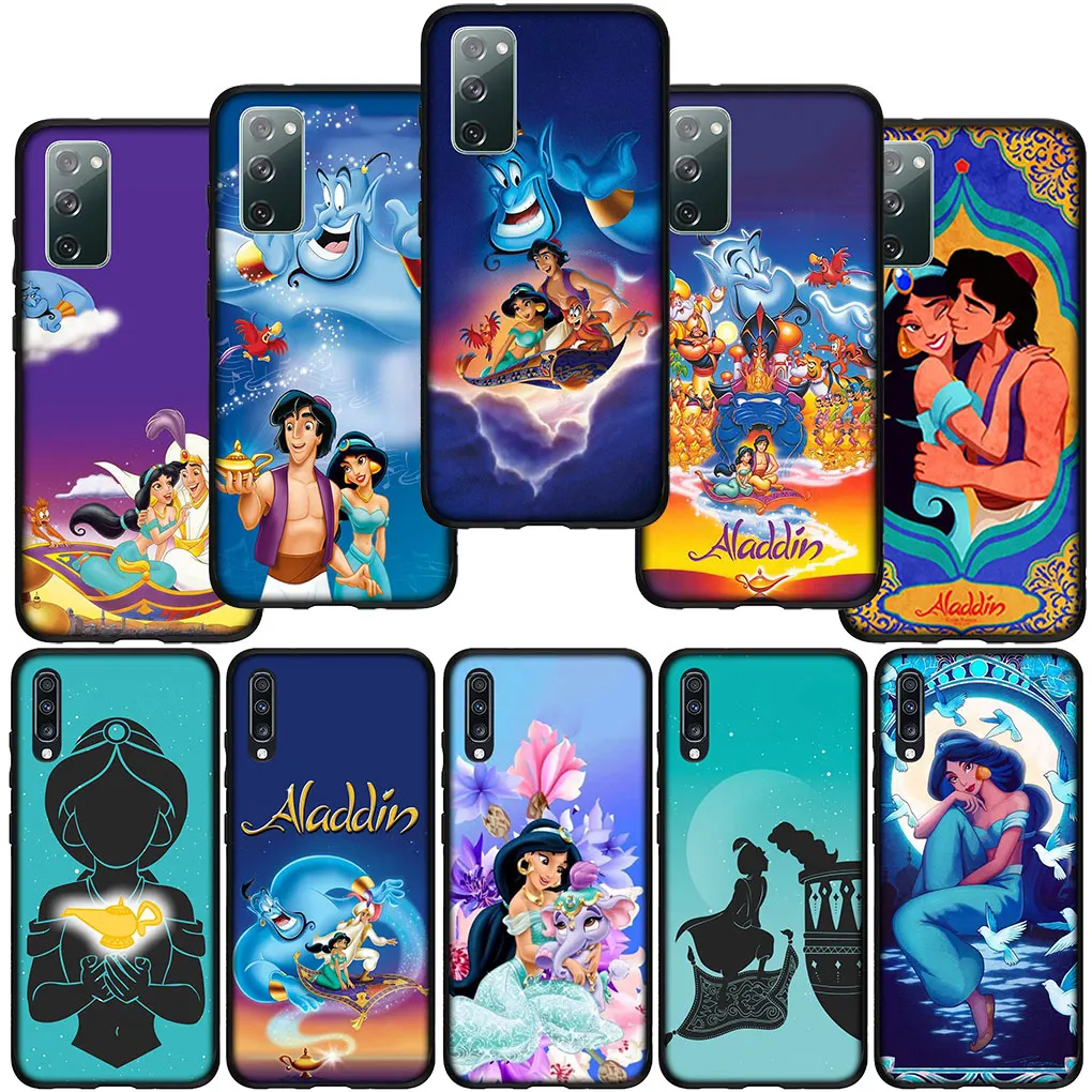 Cartoon Aladdin Jasmine Princess Cover Per Telefono Per Huawei Y7A Y6P Y5P Y6 Y7 Y9 Prime 2018 2019 Y8P Y9A Y8S Y9S P Smart Case