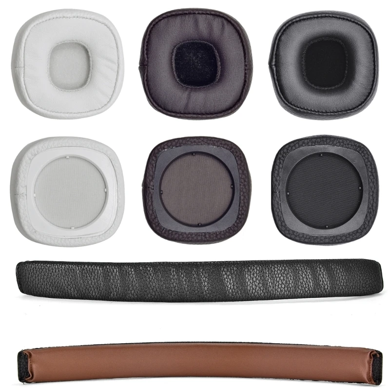 Sostituzione Memory Sponge Ear Pads Cuffie Con Cuscino Per Fascia Per Marshall Major 3 /Major Iii Cuffie Auricolari Maniche Head Beam