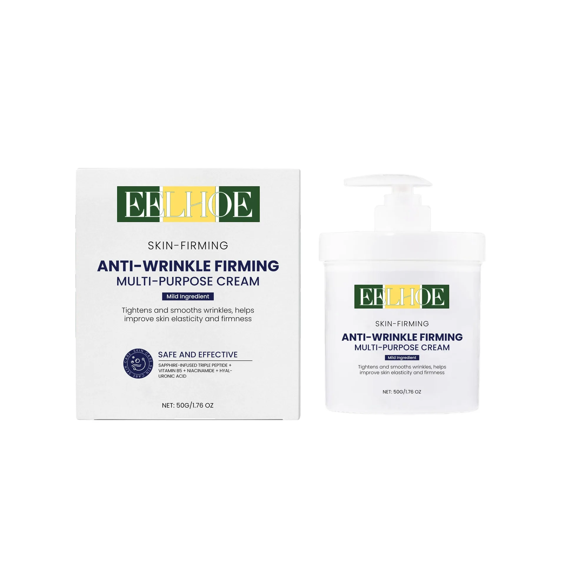 Niacinamide Hyaluronic Acid Face Cream Deep Moisturizing Long Lasting Hydrating Fine Line Repair Dryness Nourish Korea Skin Care