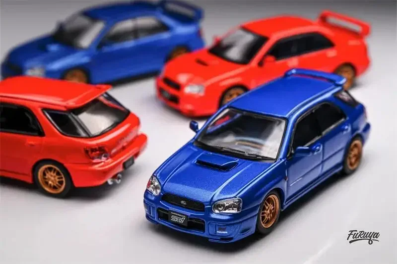 Furuya 1:64 Impreza WRX STi Sedan Mk2 GD / GG Bugeye / Blobeye limited999 Diecast Model Car 2