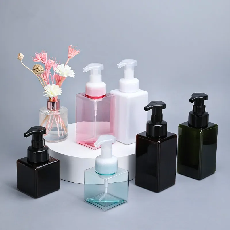 1PCS Empty Foam Bottle with Pump Liquid Soap Dispenser Foaming Hand Washing container Kitchen Bathroom 250ML 450ML