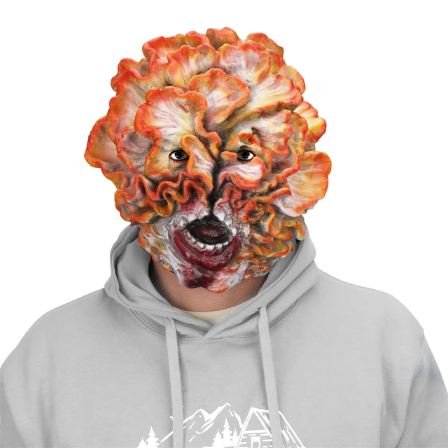 Cosplay The Last of US Clickers Spore Fungus Kids Mask Jumpsuit Halloween  Suits