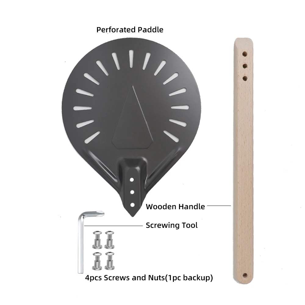 Adjustable Pizza Peel - Nonstick Pizza Turner for Oven Baking