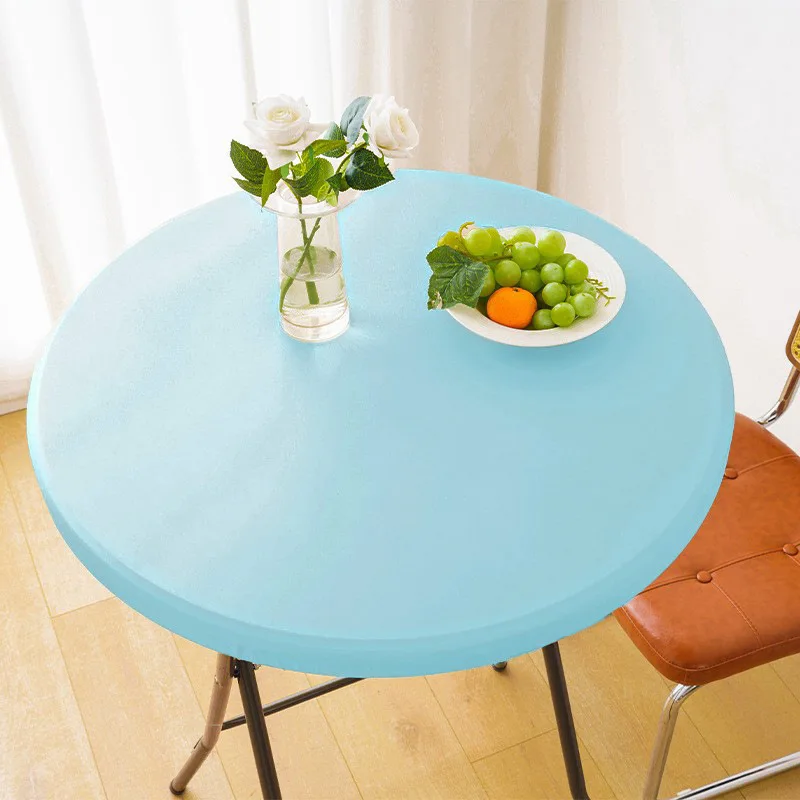 Enhanced Waterproof and Oil-Resistant Elastic Table Cover for Indoor and Outdoor Use