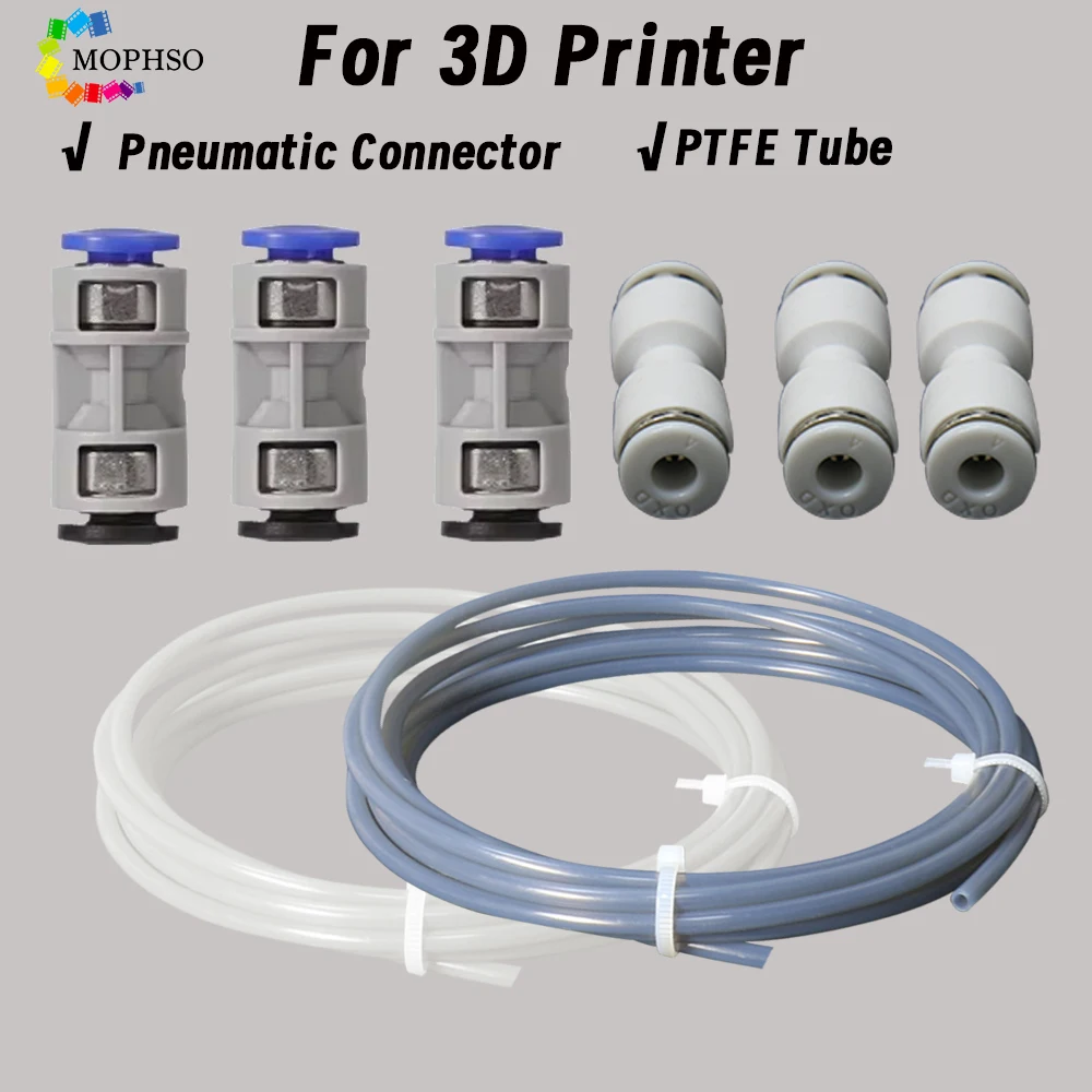 FSDSHGKDG Professional Printing Adapter Suitable for Lab P1P P1S X1C PTFE for Bowden Y Connector Coupler Pneumatic Connector FSDSHGKDG Professional Printing Adapter Suitable for Lab P1P P1S X1C PTFE for Bowden Y Connector Coupler Pneumatic Connector