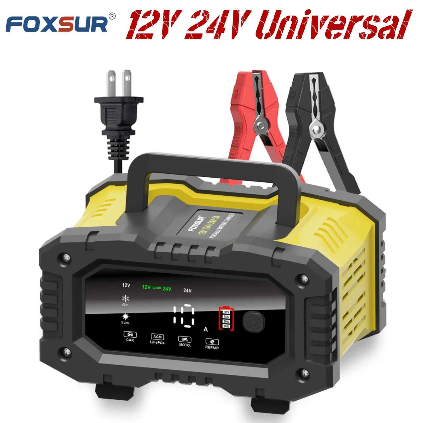 Foxsur Car Battery Chargers • Official Website