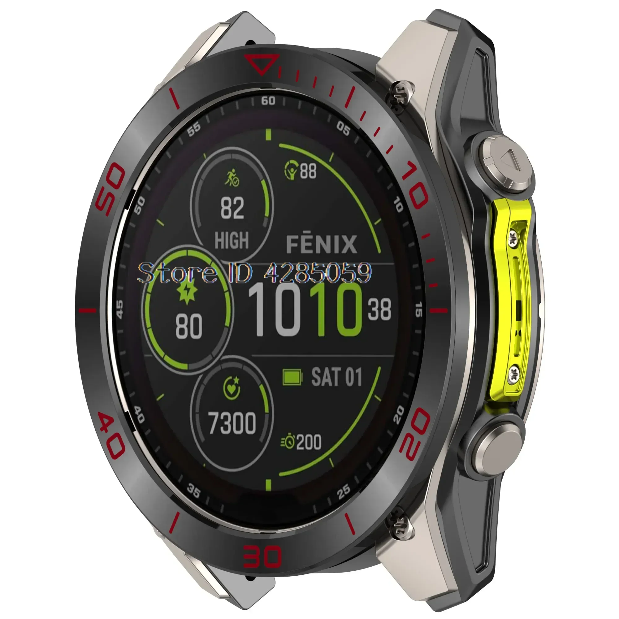 Garmin Fenix ??8 용 금속 링 베젤 Fenix8 SOLAR 51mm 쉘 프레임 보호 케이스 베젤 용 AMOLED 51mm 스마트 시계 범퍼 커버