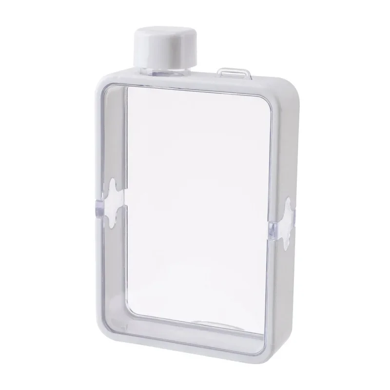 380ML Sports Water Bottle Portable Travel Flat Square Water Cup A5 Size Outdoor Fitness Transparent Kettle for Sports water bottle,sports water bottle,sports bottle