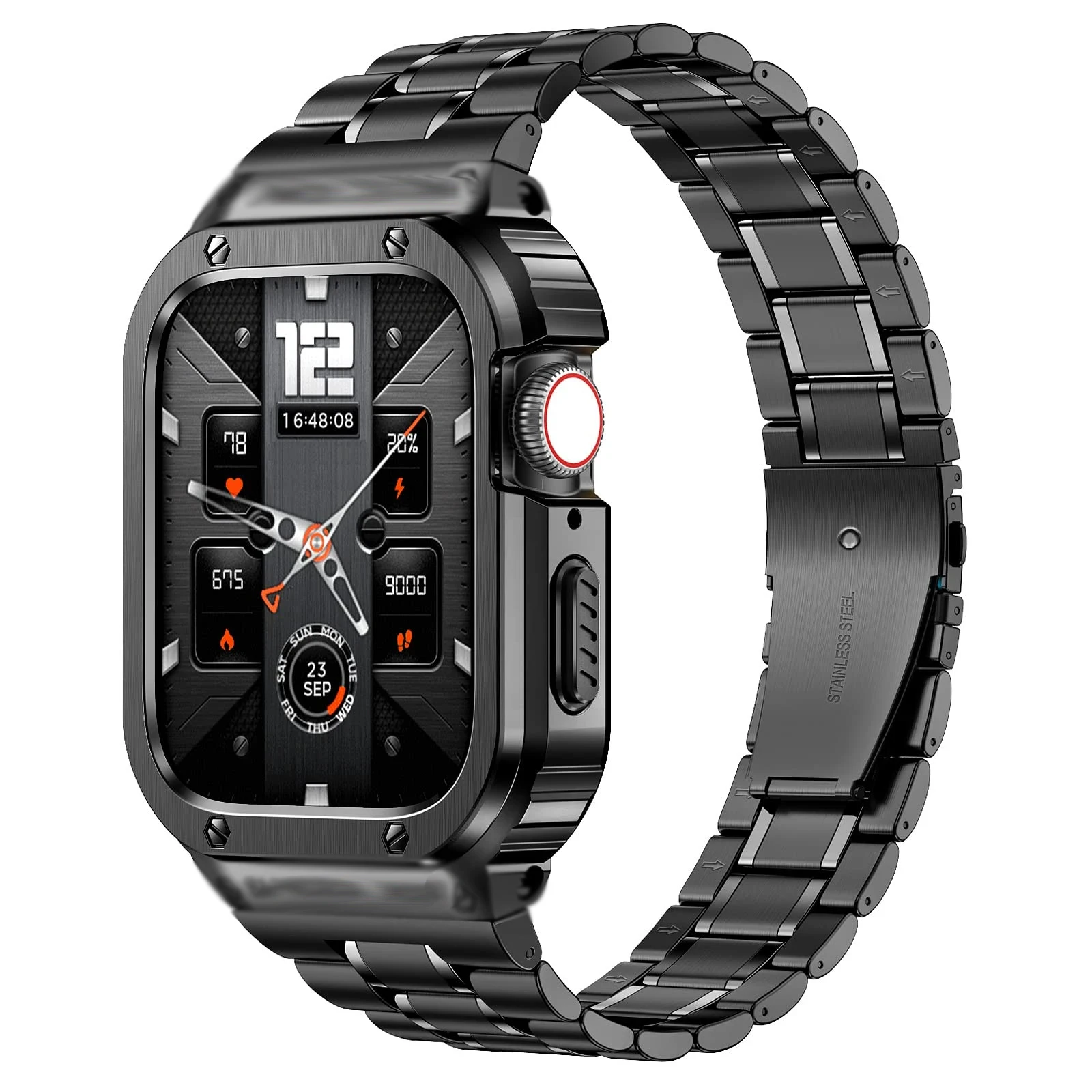  ġ  ŰƮ ̽ + Ʈ,  ġ Ʈ 49mm, Ż , η ƿ , iWatch 8, 7, SE, 6, 5, 45mm, 44mm Ʈ