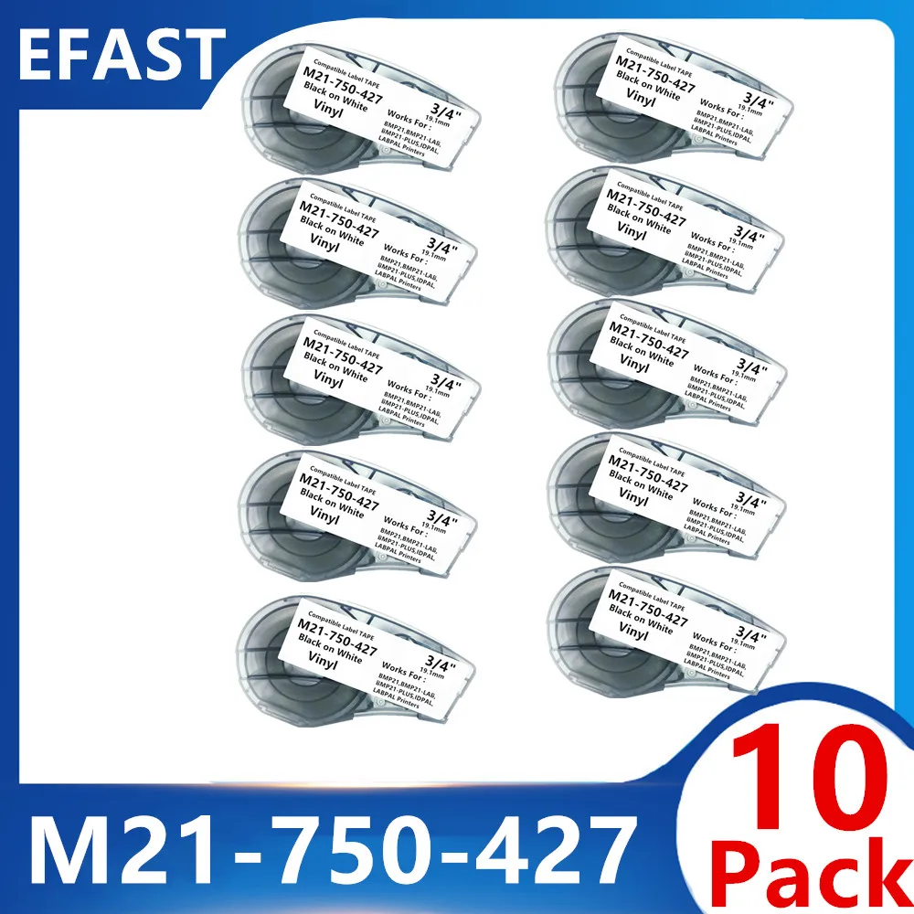 10pk-vinyl-labeller-labeling-machine-label-cartridge-m21-750-427-compatible-use-for-bmp21-plusbmp21-lablabpalidpal-printer