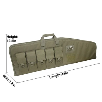 42inch Tactical Rifle Case Gun Bag Air Rifle Case Backpack Sniper Airsoft Holster Shooting Hunting Accessorie 1