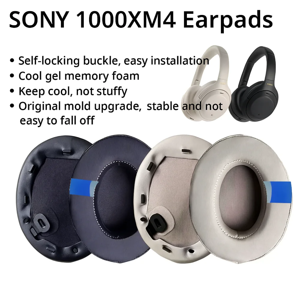 1Pair Cooling Gel Ear Pads Soft Comfortable Ear Cushion