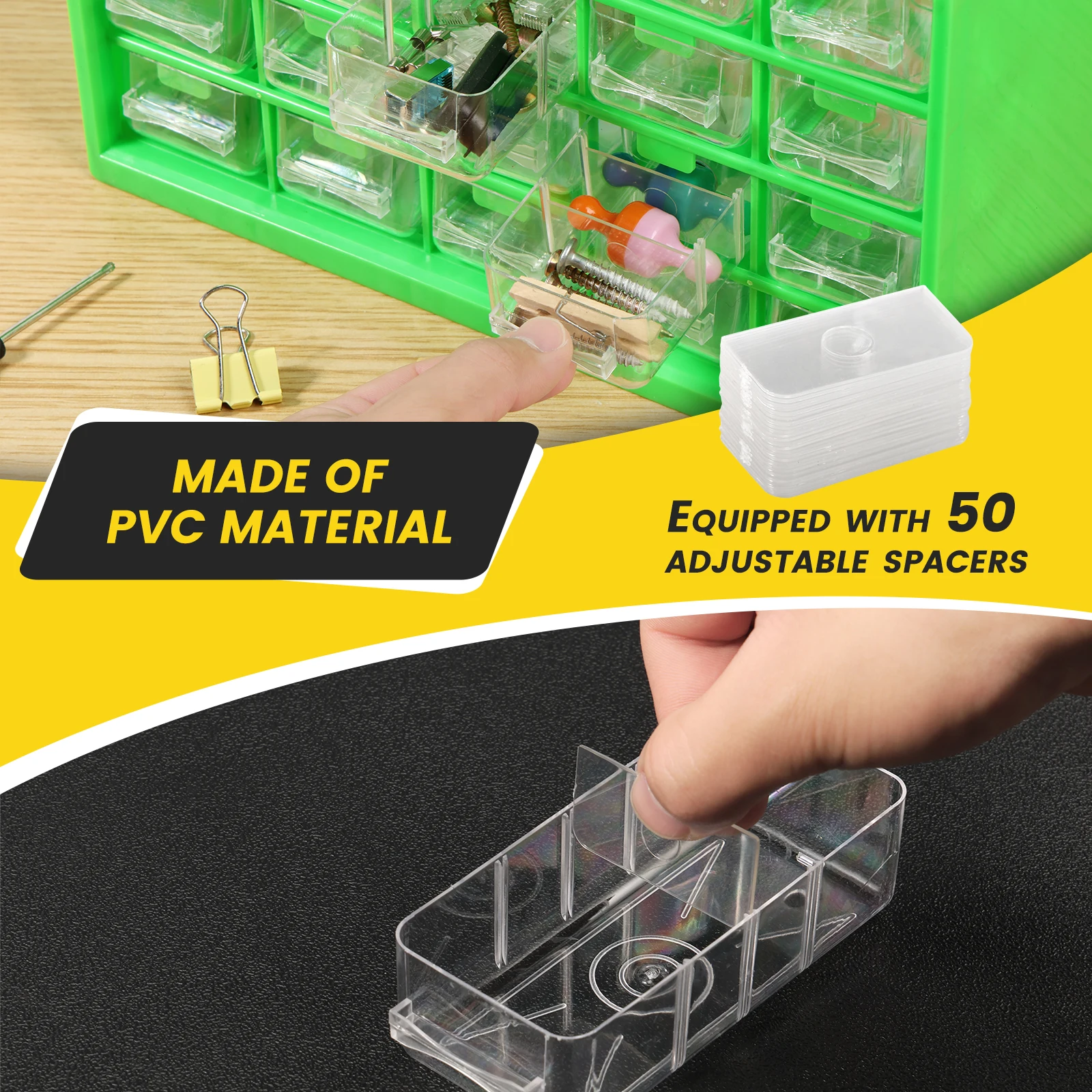 25 Stackable Drawers - Storage Cabinet for Tool Parts - Image 3