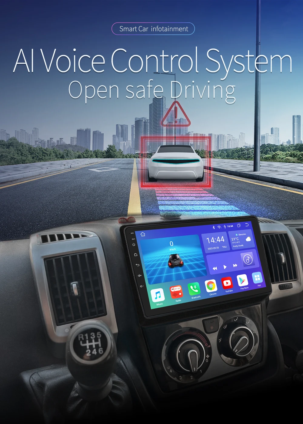 Autoradio Android Per Fiat Ducato 3 2006 - 2022 Multimedia Car Audio Carplay Wifi Stereo Automotivo Lettore Video Schermo Gps 2Din