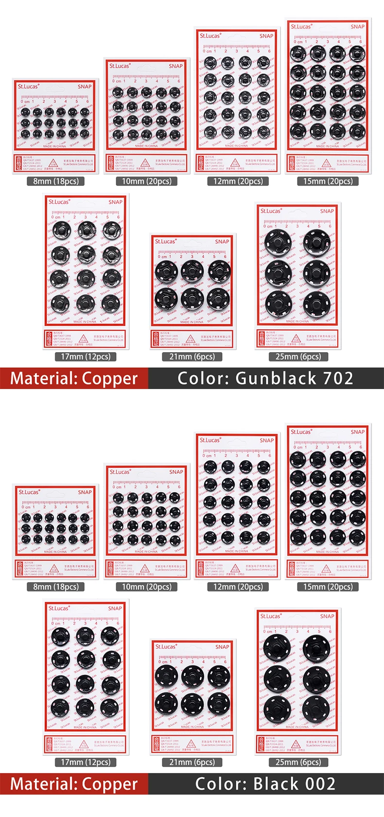 Description Picture 5 of itemSt Lucas Brass Metal Snap Button DIY Doll Clothes Metal Invisible Snap Buckle Doll Clothing Garment Sewing Home Accessories Gift