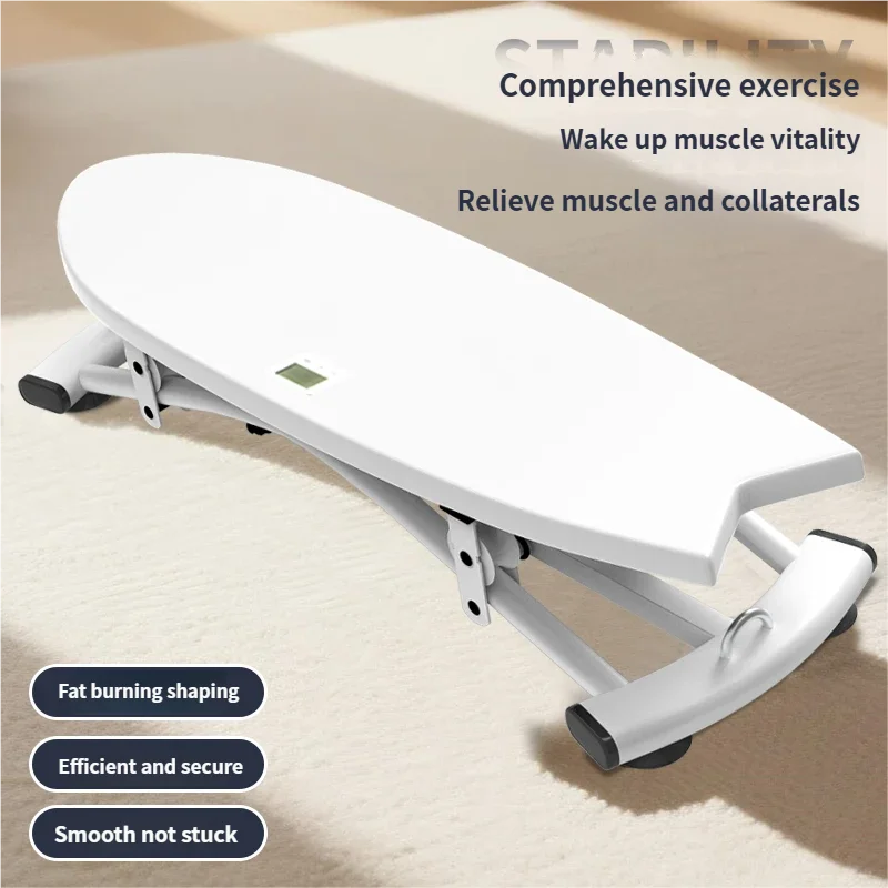 מדמה סקי לוח איזון עם סרטי התנגדות מכונת תרגול ניידת עם מסך LCD קיבולת מלאה לגוף