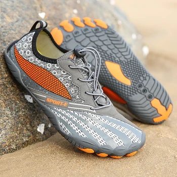 Zapatos acuáticos de secado rápido para hombre y mujer, zapatillas transpirables para playa, calzado para agua, natación, deporte de senderismo, novedad de 2021 1