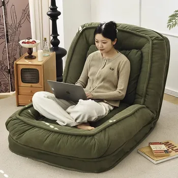 Convertible Folding Sofa Bed Couch Living Room Lazy Sofa Single Bean Bag Armchair Vacuum Compressed Space Saving Modern