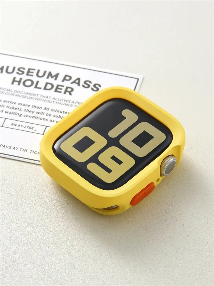 2024 جديد الوفير لينة غطاء من السيليكون لساعة أبل...