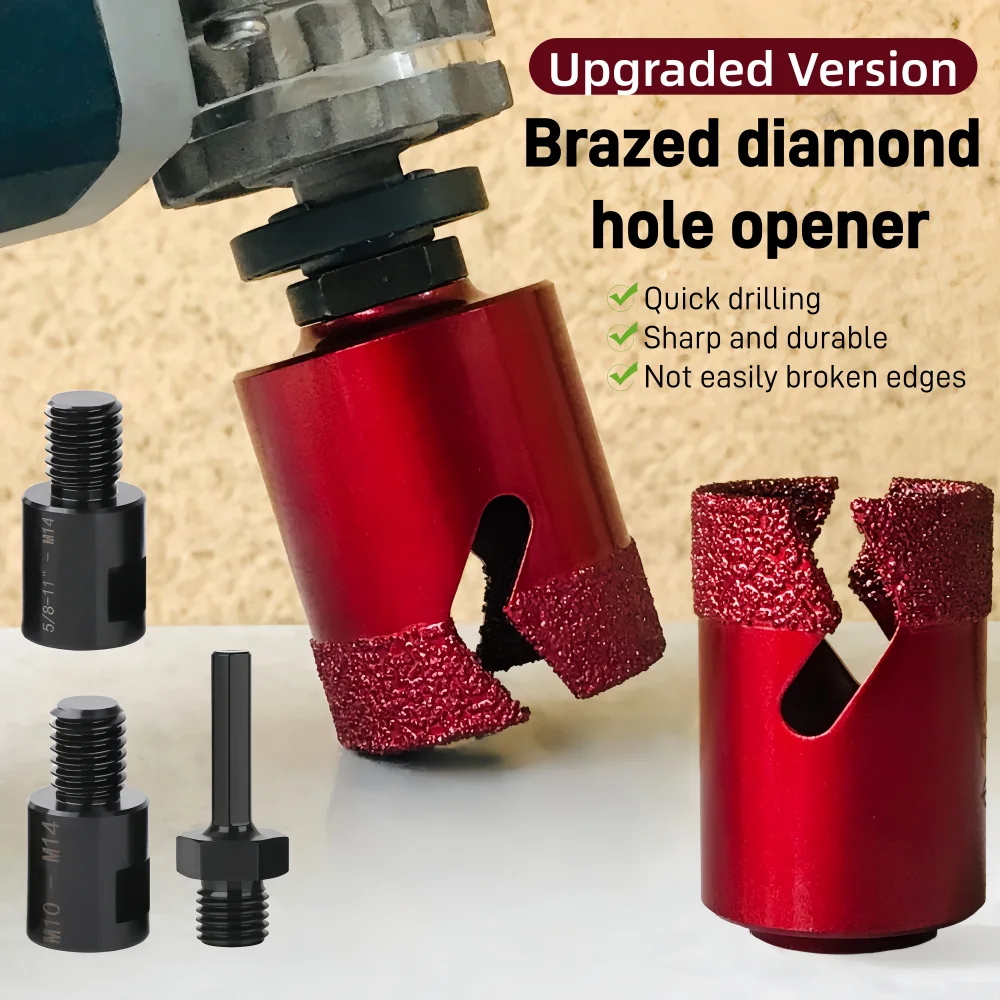 다이아몬드 드릴 비트 20-50mm 코어 비트 도자기 타일 크라운 그라나이트 대리석 석재용 M14 홀쏘 드릴 코어 비트