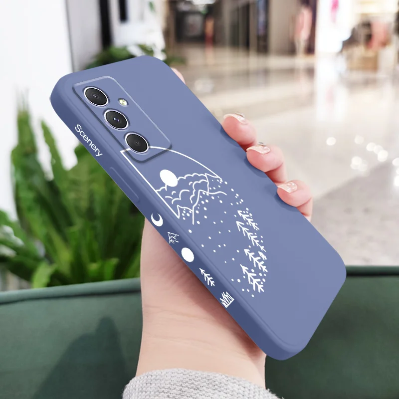 Forest Scene Phone Case with Nature-Inspired Design