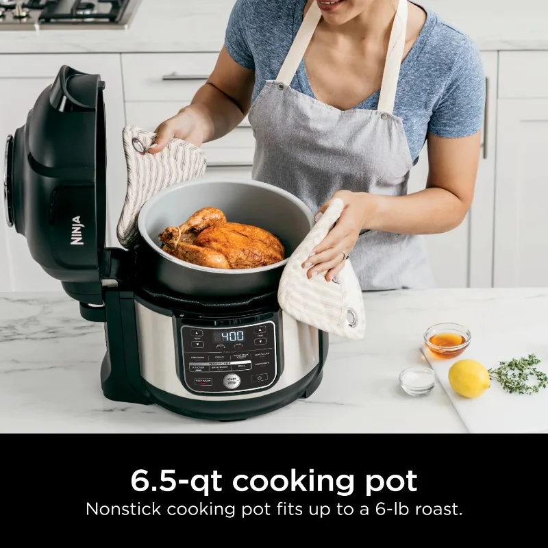 Ninja® Foodi® 10-in-1 6.5-Quart Pro Pressure Cooker Air Fryer Multicooker, Stainless, OS300 3