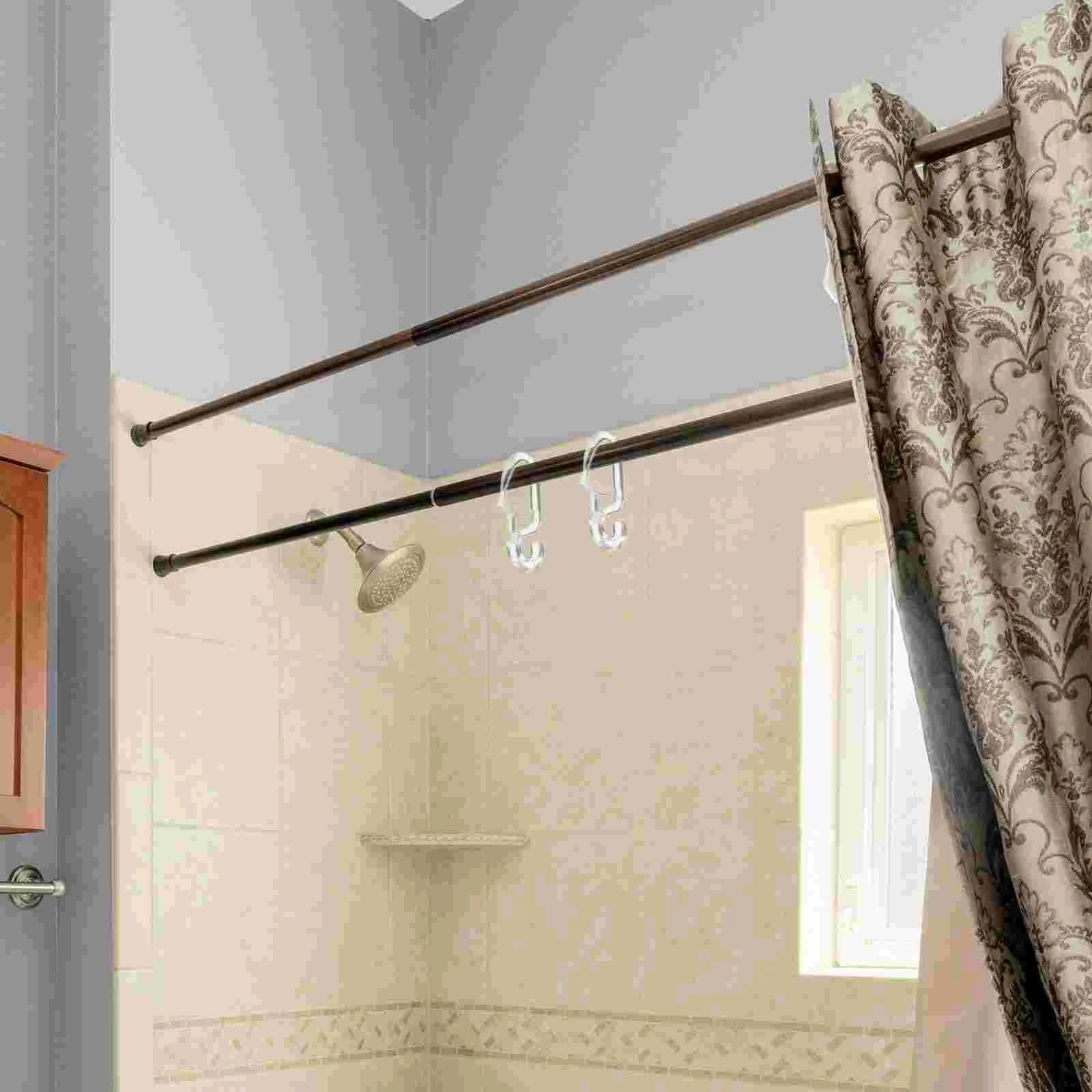 Plastic Sliding Hooks for Bedroom Bathroom Curtains
