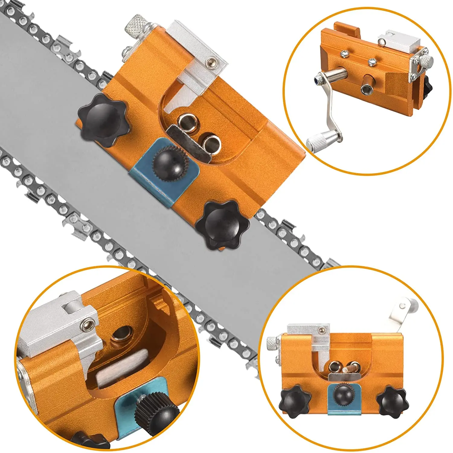 Portable Chain Saw Sharpener for Chain Sharpening Machine Chainsaw Chains Sharpen Jig Machinery