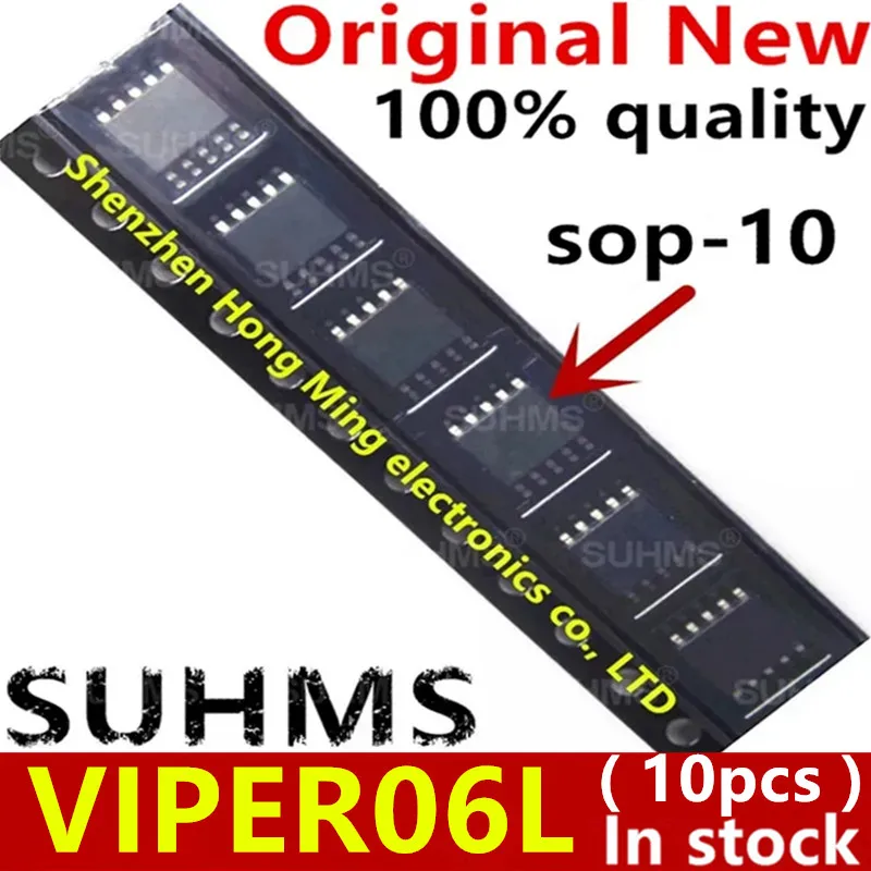 

(10 шт.) 100% новый набор микросхем VIPER06L VIPER06LSTR sop-10