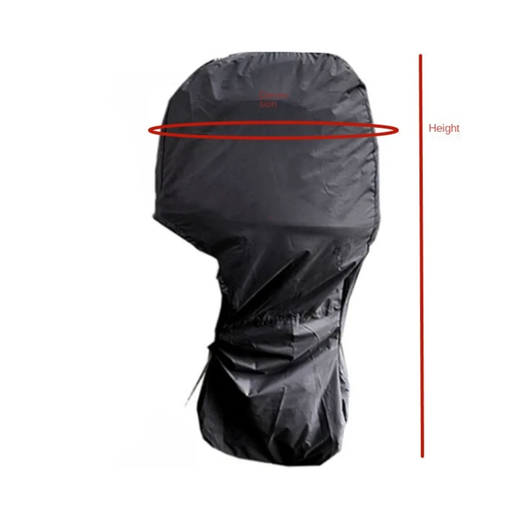 Boat Cover Fishing Boat Cover Outboard Motor Cover Boat Boat Motor Cover Waterproof UV-Proof Full Outboard Motor Cover Fade and Crack Resistant Heavy-Duty 600D