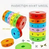New Education Mathematics Numerals Cylinder Learning Math Abacus Toy Kindergarten Primary School Kid Colorful Ring 1