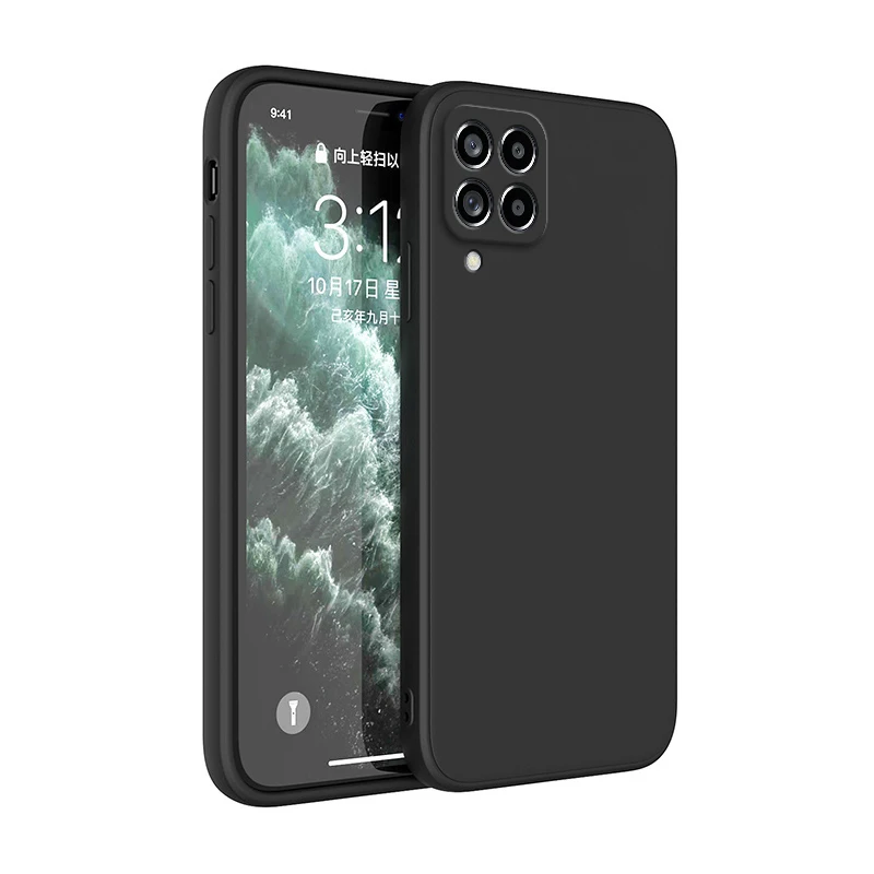 thumbnail image 1 of Funda cuadrada de silicona líquida para Samsung Galaxy, carcasa trasera protectora para cámara, A12, A125, M12, F12, 4G, 5G, 1 of 5