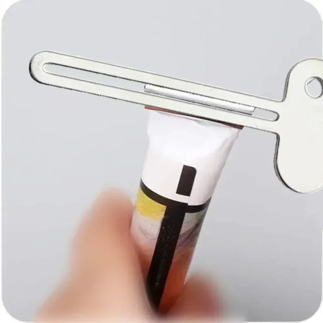 1/3/5 pezzi in acciaio inox dentifricio tubo spremiagrumi chiave metallica dentifricio spremiagrumi per bagno tinture per capelli tubi cosmetici spremiagrumi 3