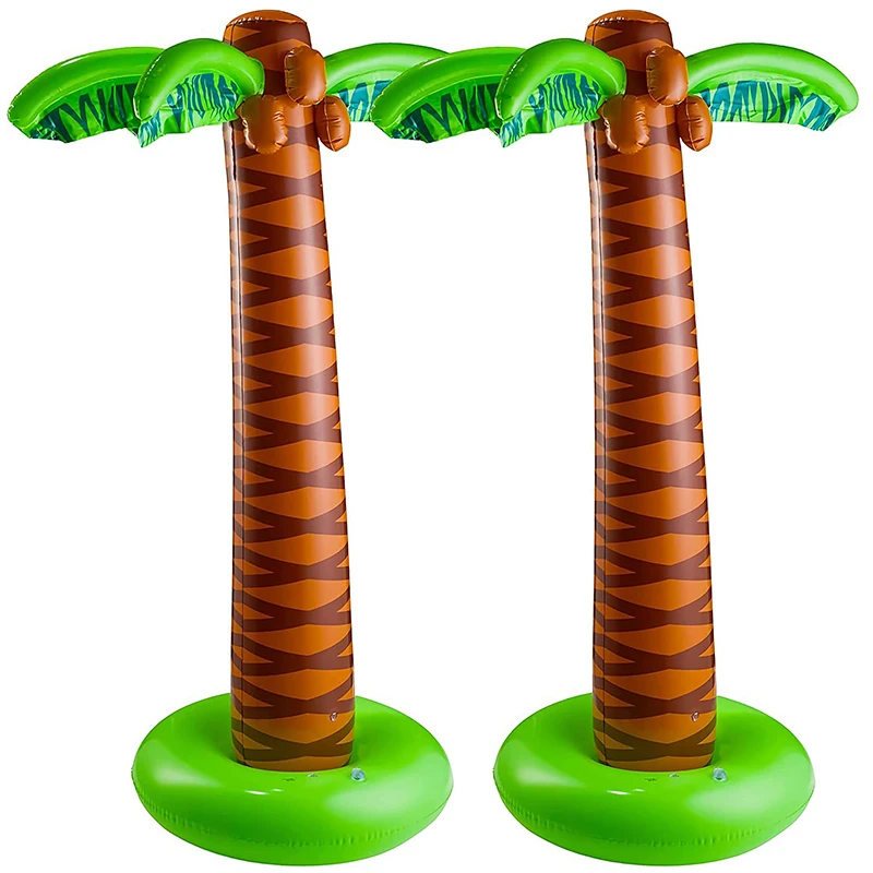 

1.8M Giant Inflatable Palm Tree Hawaiian Luau Party Supplies Coconut Tree Beach Pools Toy Tropical Summer Birthday Decoration